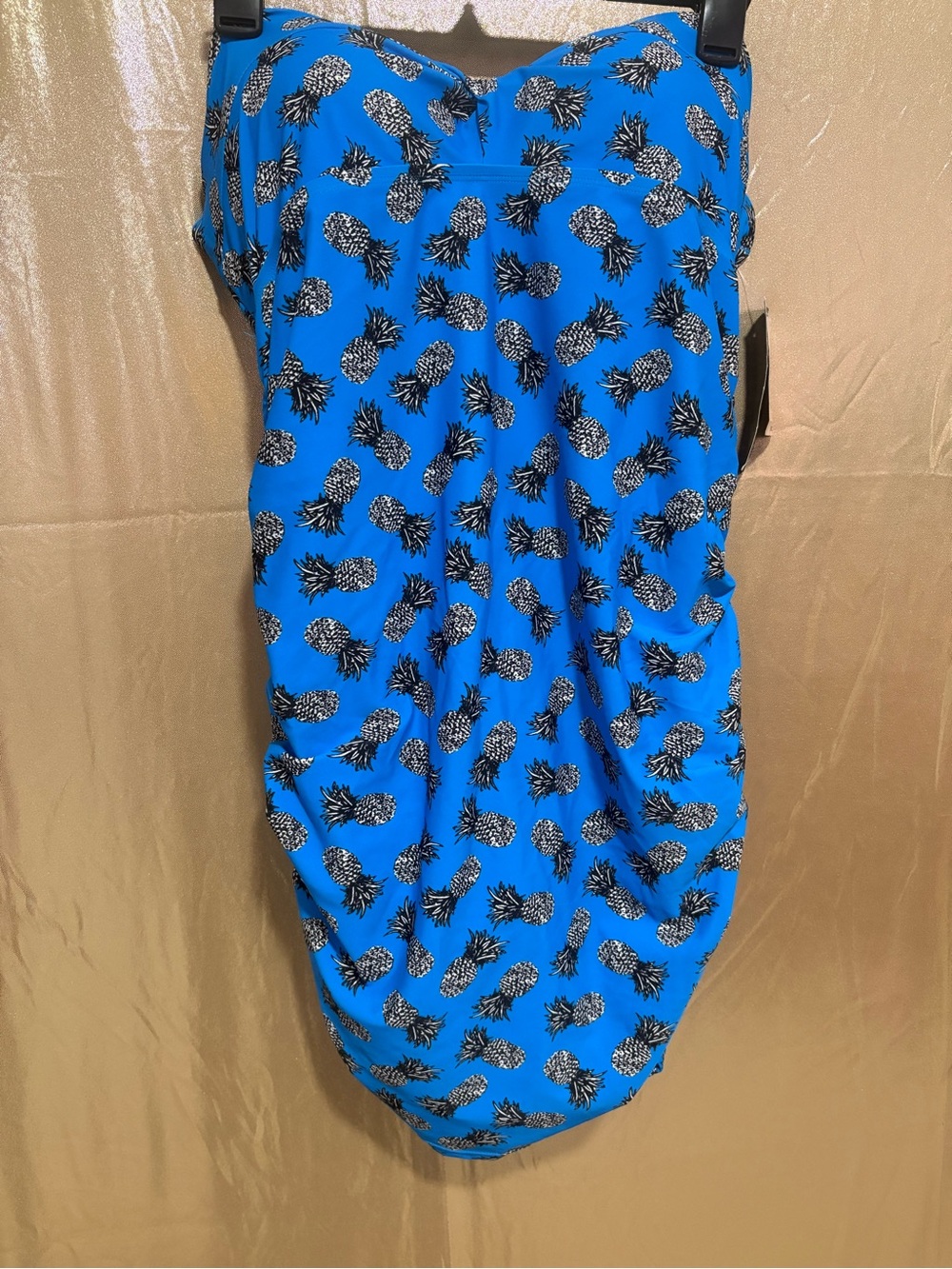 torrid Blue Pineapple Print One-Piece Swimsuit